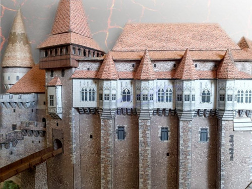 Papírový model hradu Corvin — foto 5