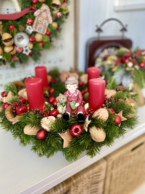 Adventní věnec s cukrovíčkem — foto 4