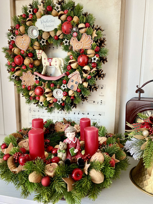 Adventní věnec s cukrovíčkem — foto 6