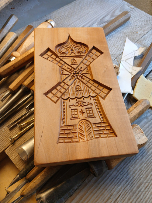 Mlýn-dřevěná forma 8x16cm — foto 2