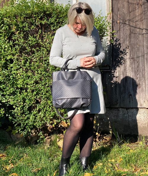 Kabelka Tereza černozlatá — foto 4