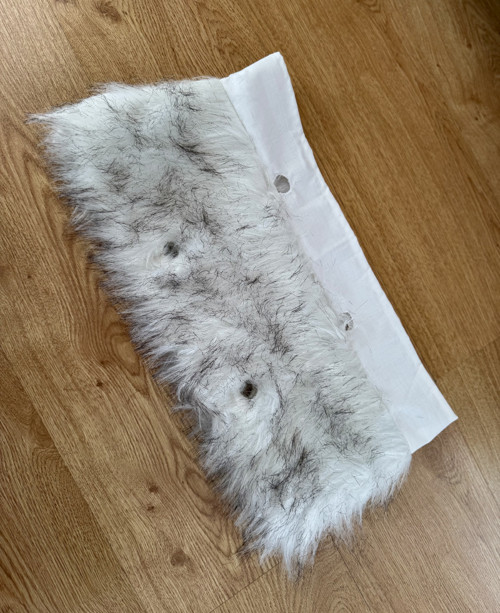 Kožešina pro obag standard bílá/šedá — foto 2