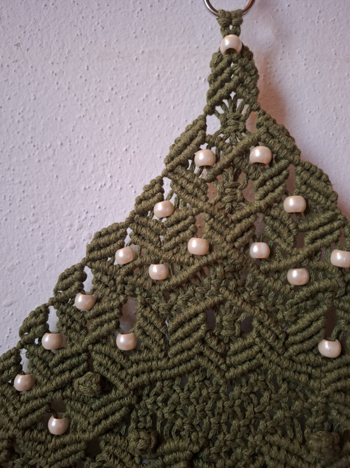 Macramé vánoční stromeček — foto 2