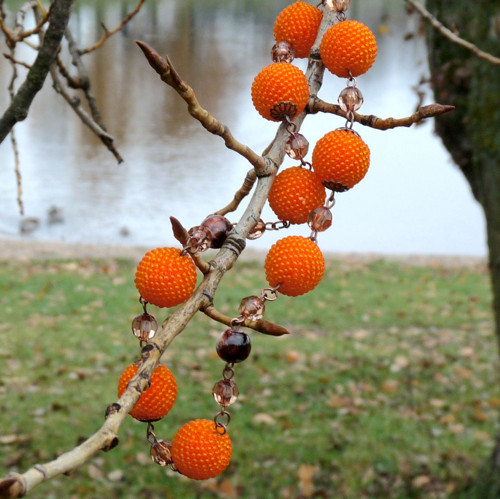 Náhrdelník - oranžáda — foto 3
