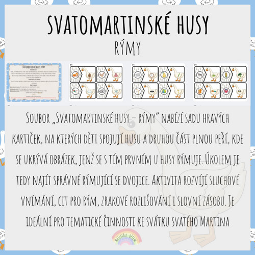 Svatomartinské husy, rýmy — foto 2