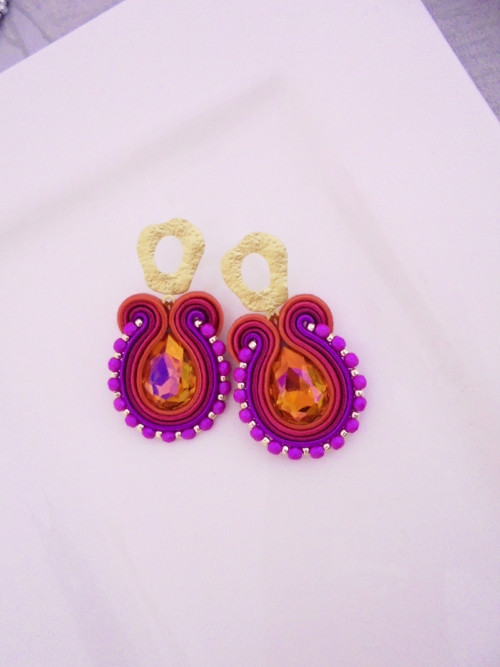 Soutache náušnice — foto 2