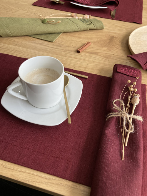 Ľanové BURGUNDYstolovanie — foto 3