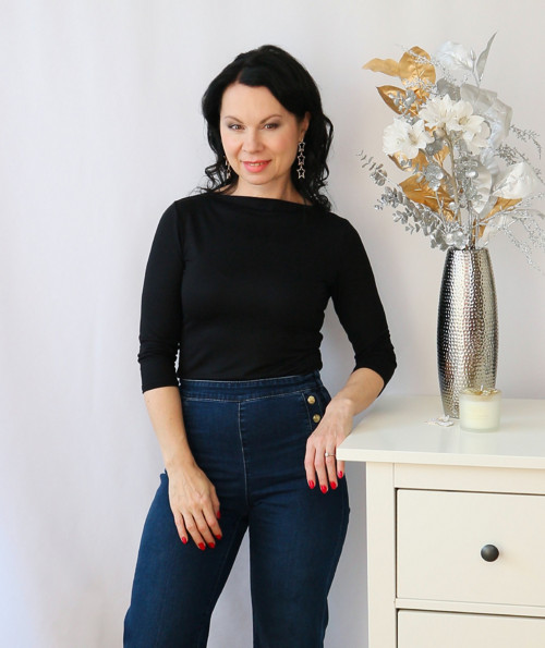 Dámské tričko černé — foto 3