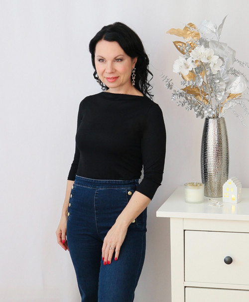 Dámské tričko černé — foto 5