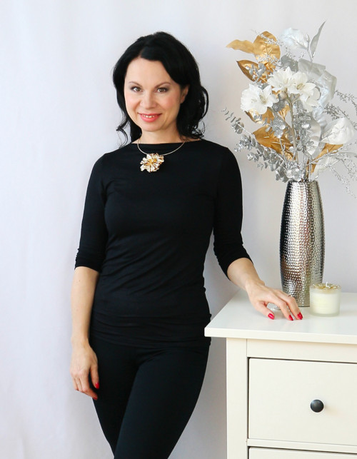 Dámské tričko černé — foto 4