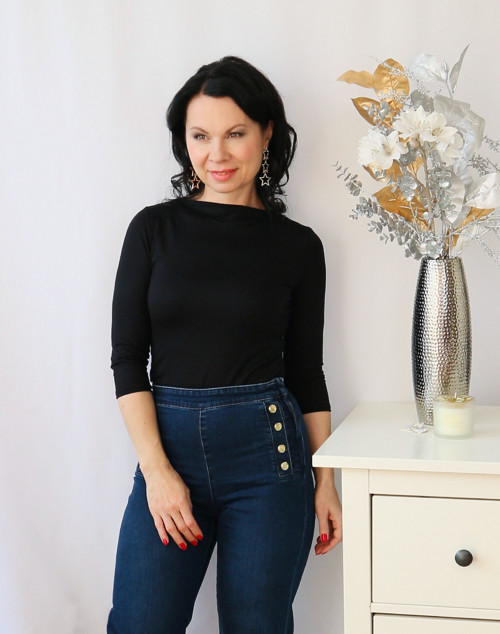 Dámské tričko černé — foto 2