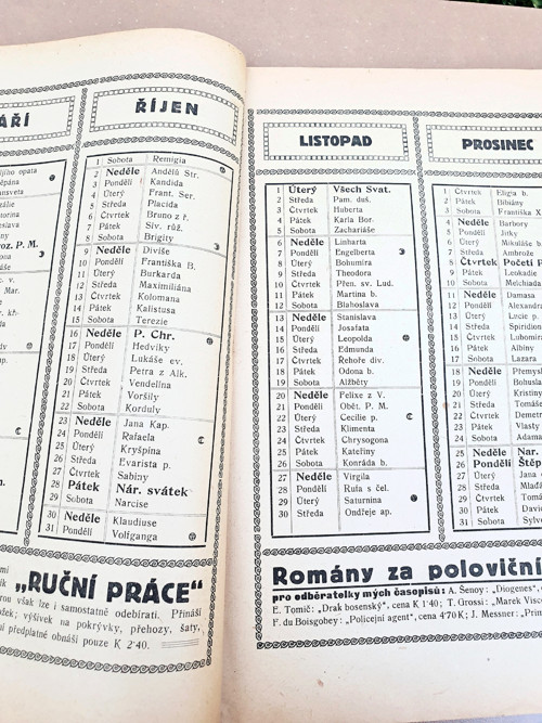 Kalendář Lady 1921 — foto 2