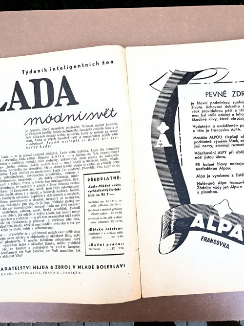 Kalendář Lady 1937 — foto 2