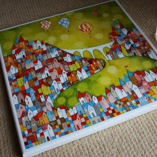 Sluníčkový II ... 40x40cm — foto 2