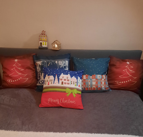 VÁNOČNÍ POLŠTÁŘ Merry Christmas — foto 3