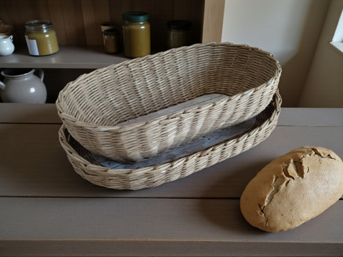 Chlebník oválný - béžový — foto 2