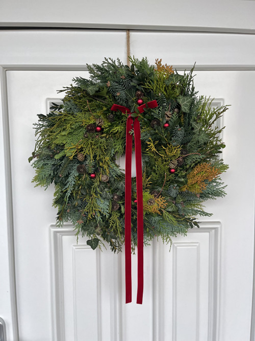 Přírodní vánoční věnec 44cm — foto 5
