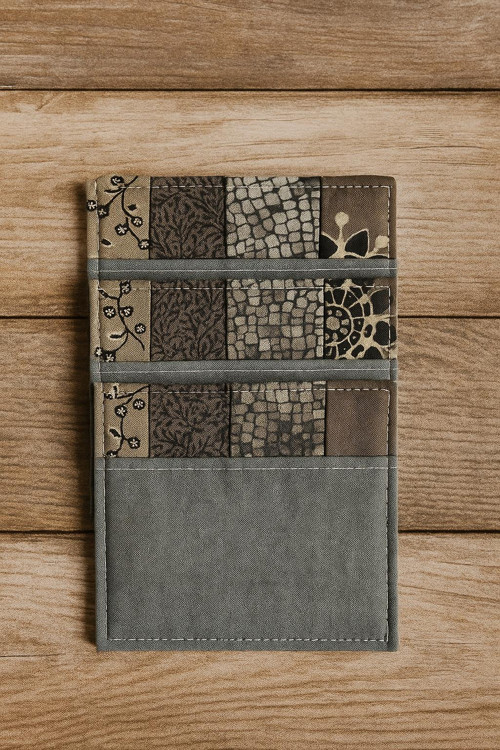 Šitá podkafíčka / prostírání - Šedý patchwork — foto 2