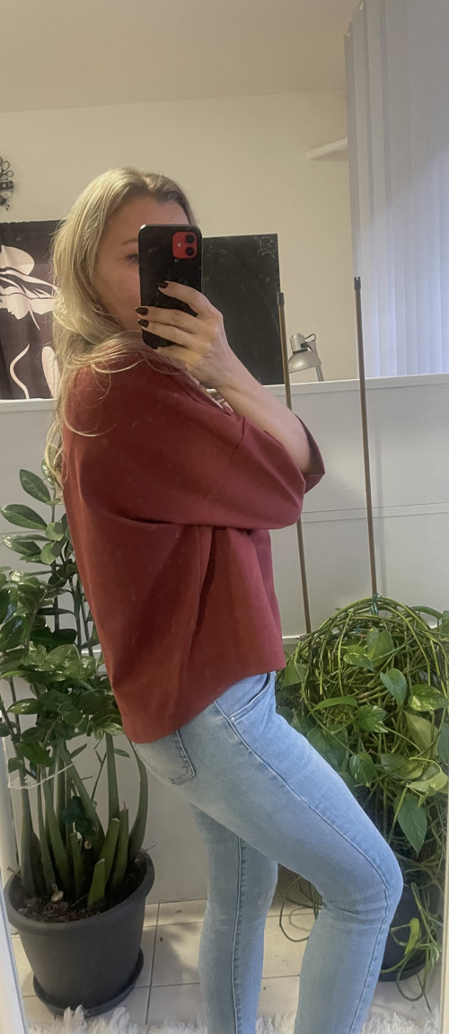 Oversize tričko s 3/4ovými rukávmi — foto 3