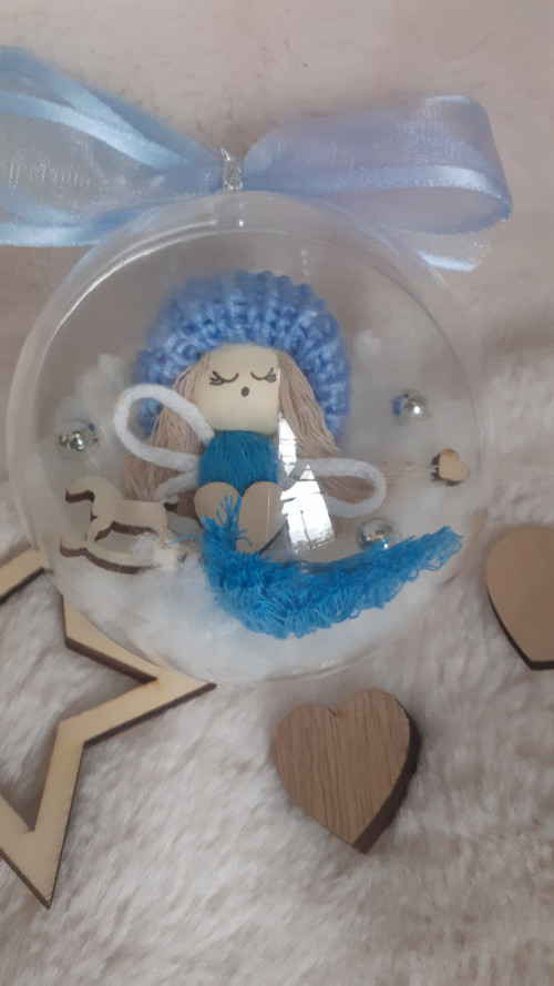 Vánoční baňky s andělkou — foto 2