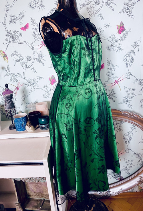 Šaty green&krajka — foto 3