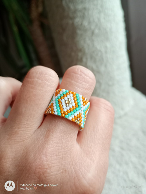 Prsten Miyuki ornament — foto 2
