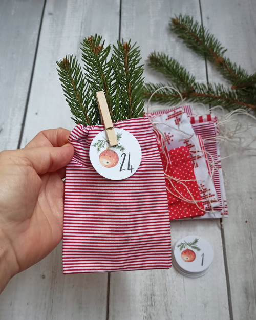 Čekání na Ježíška - adventní pytlíčky — foto 3
