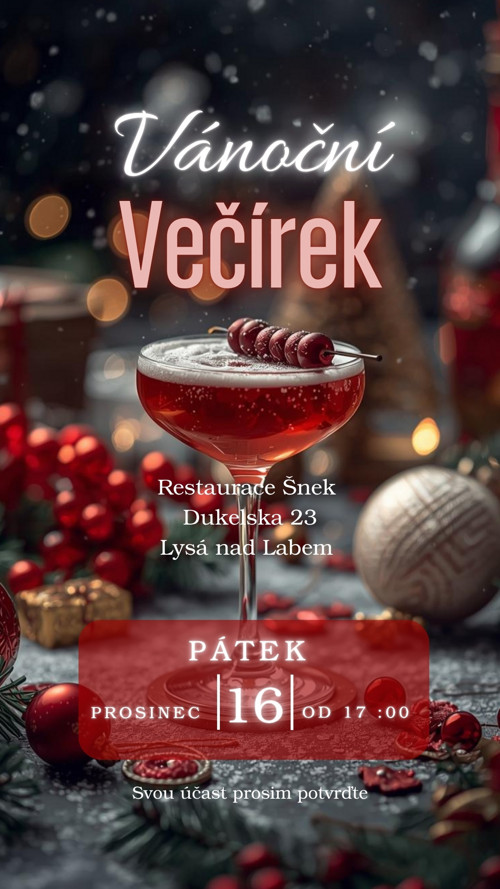 Digitální pozvánka – Vánoční večírek — foto 2