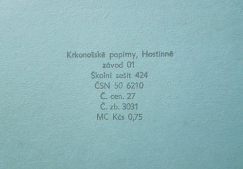 Retro školní sešit — foto 5