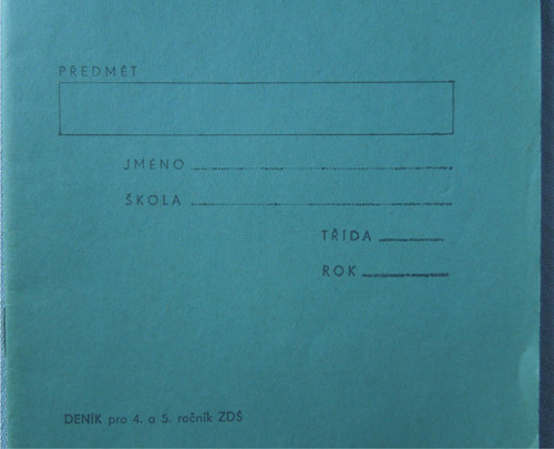 Retro školní sešit — foto 2
