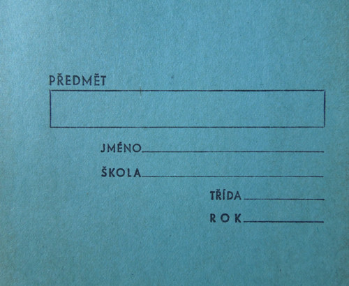 Retro školní sešit — foto 2