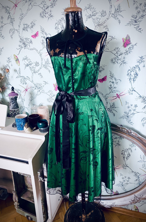 Šaty green&krajka — foto 5