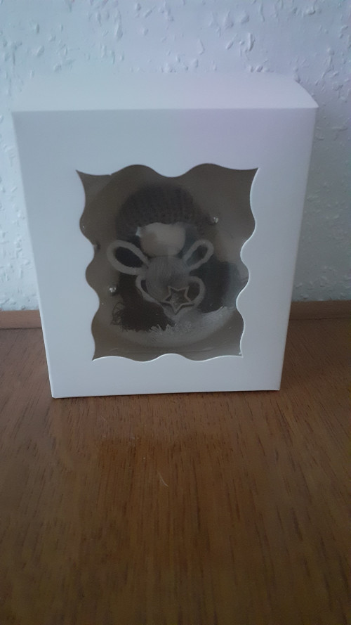 Vánoční baňka s andělkou — foto 3