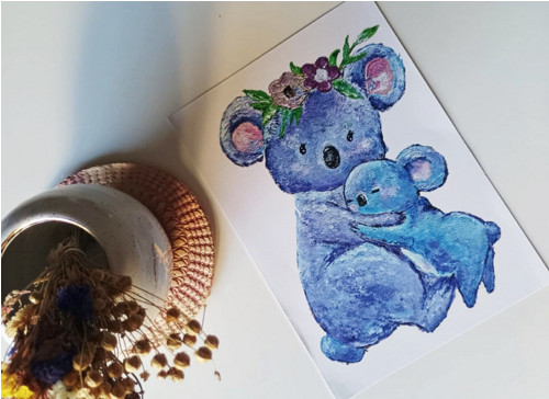 Plakát v rámečku A4 - Koala — foto 3