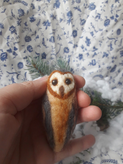 Plstěná sova pálená — foto 2