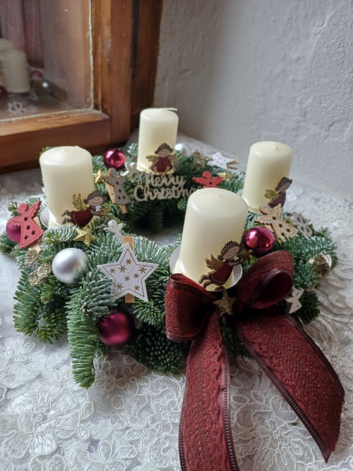 Věnec adventní ""Slet andělíčků" — foto 3