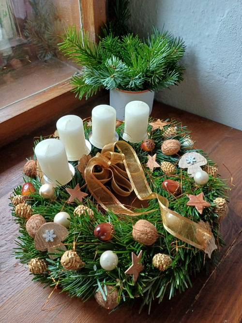 Věnec adventní ""Chalupník útulný" — foto 2