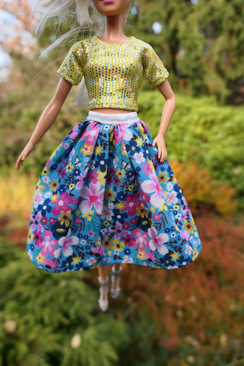 Barbie - natahovací sukně — foto 3