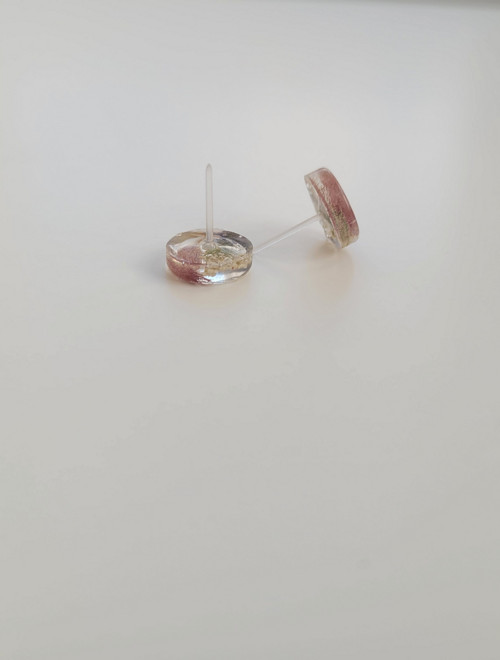 Náušnice: Chmýří (plast) — foto 2