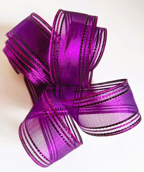 Stuha - purpurová — foto 2