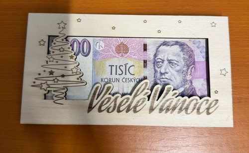"Obálka na peníze "Veselé Vánoce" — foto 2