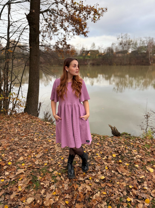 Vaflové šaty Bella — foto 4