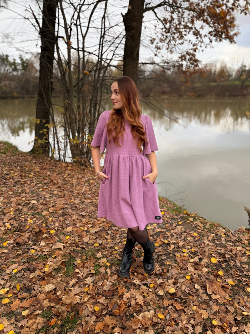 Vaflové šaty Bella — foto 2
