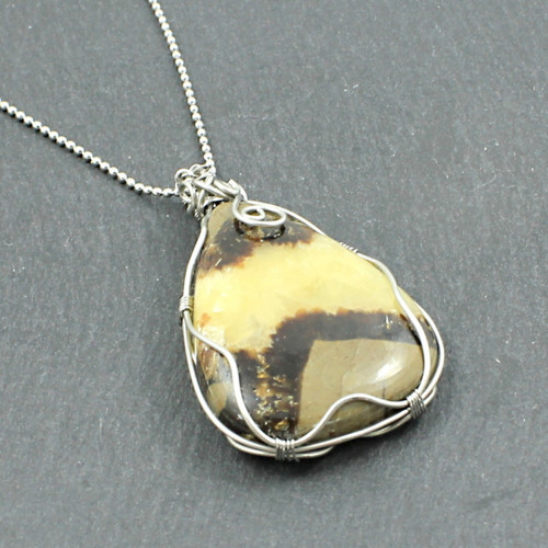 Přívěsek Septarian - S.Steel — foto 2