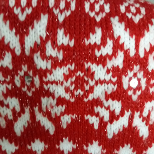 Šála pletená s ornamentem — foto 5