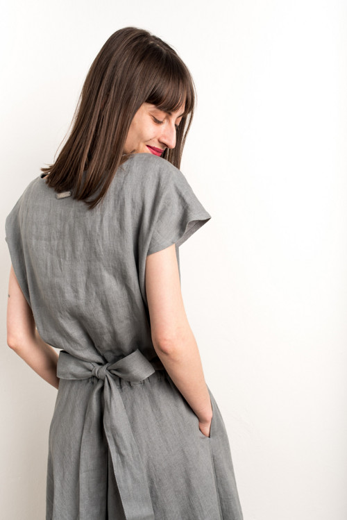 Lněné Šaty Paris Maxi — foto 4