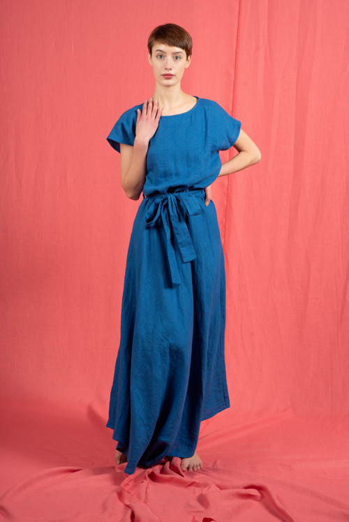 Lněné Šaty Paris Maxi — foto 2