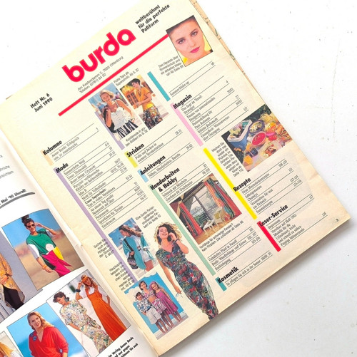 BURDA 6/1990 — foto 2