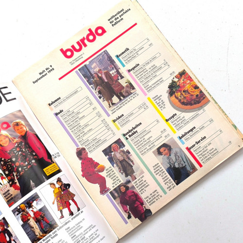 BURDA 9/1990 — foto 2