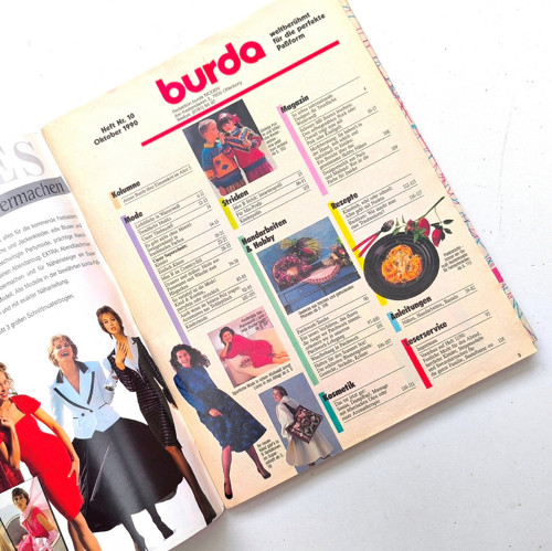 BURDA 10/1990 — foto 2